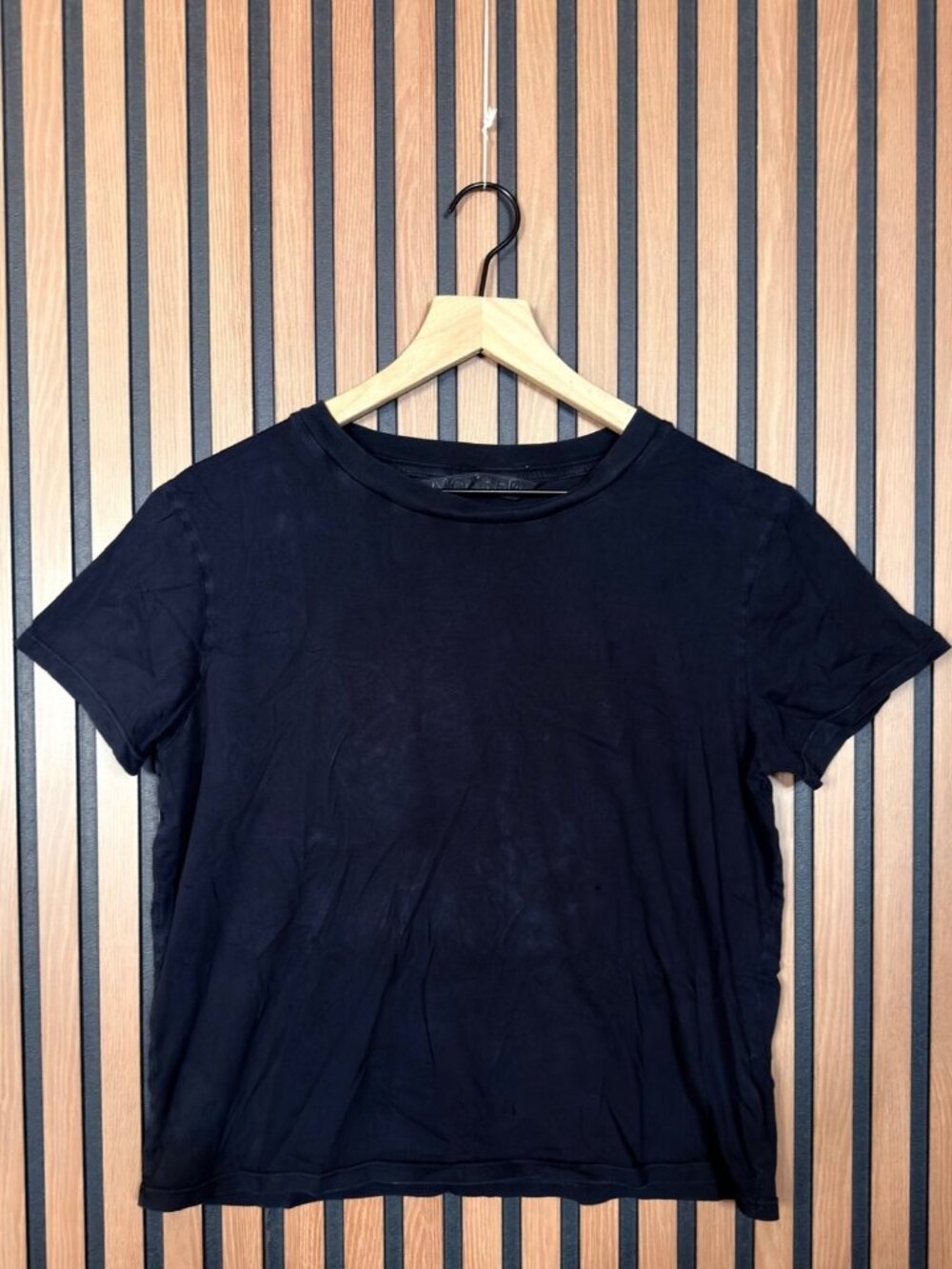 Mother T Shirt Large Womens Black Short Sleeve Boxy 100% Supima Cotton Goodie